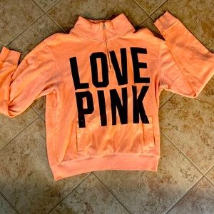 🧡ORANGE LOVE PINK SWEATSHIRT
